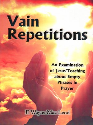 cover image of Vain Repetitions